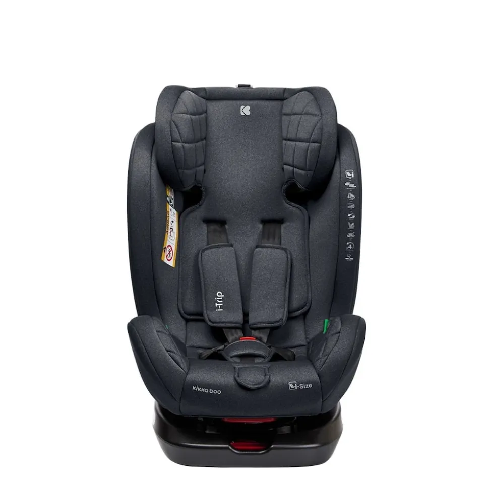 Kikkaboo Kindersitz i-Trip i-Size (40-150 cm) Gruppe 0+/1/2/3 verstellbar Isofix grau