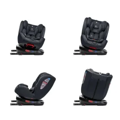 Kikkaboo Kindersitz i-Trip i-Size (40-150 cm) Gruppe 0+/1/2/3 verstellbar Isofix grau