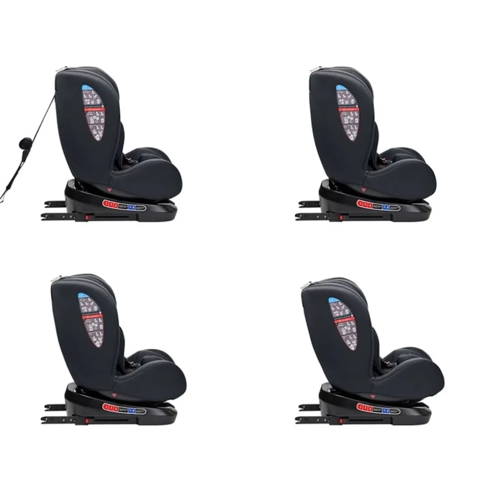 Kikkaboo Kindersitz i-Trip i-Size (40-150 cm) Gruppe 0+/1/2/3 verstellbar Isofix grau