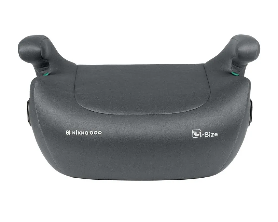Kikkaboo Kindersitz, Sitzerhöhung i-Tip i-Size (125-150cm) ISOFIX, Armlehne grau dunkelgrau