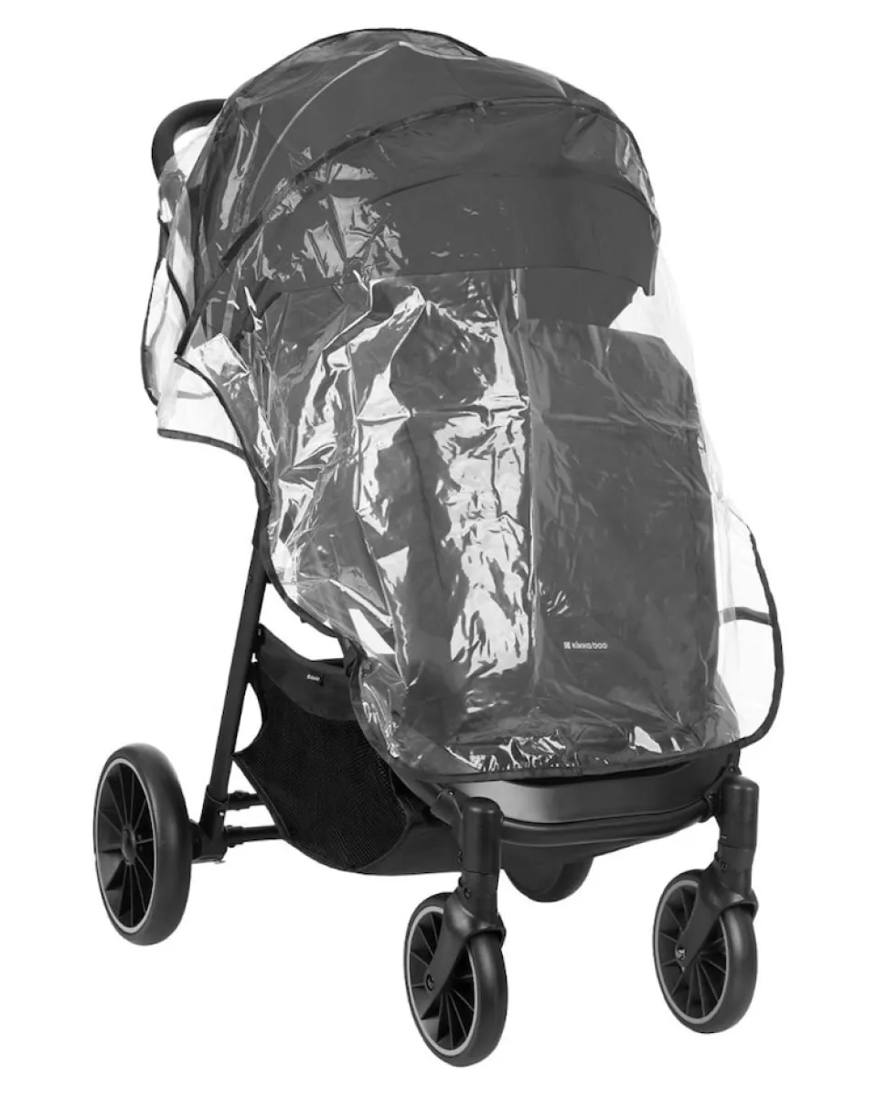 Kikkaboo Kinderwagen, Buggy Sarah faltbar verstellbar Getränkehalter bis 22 kg schwarz