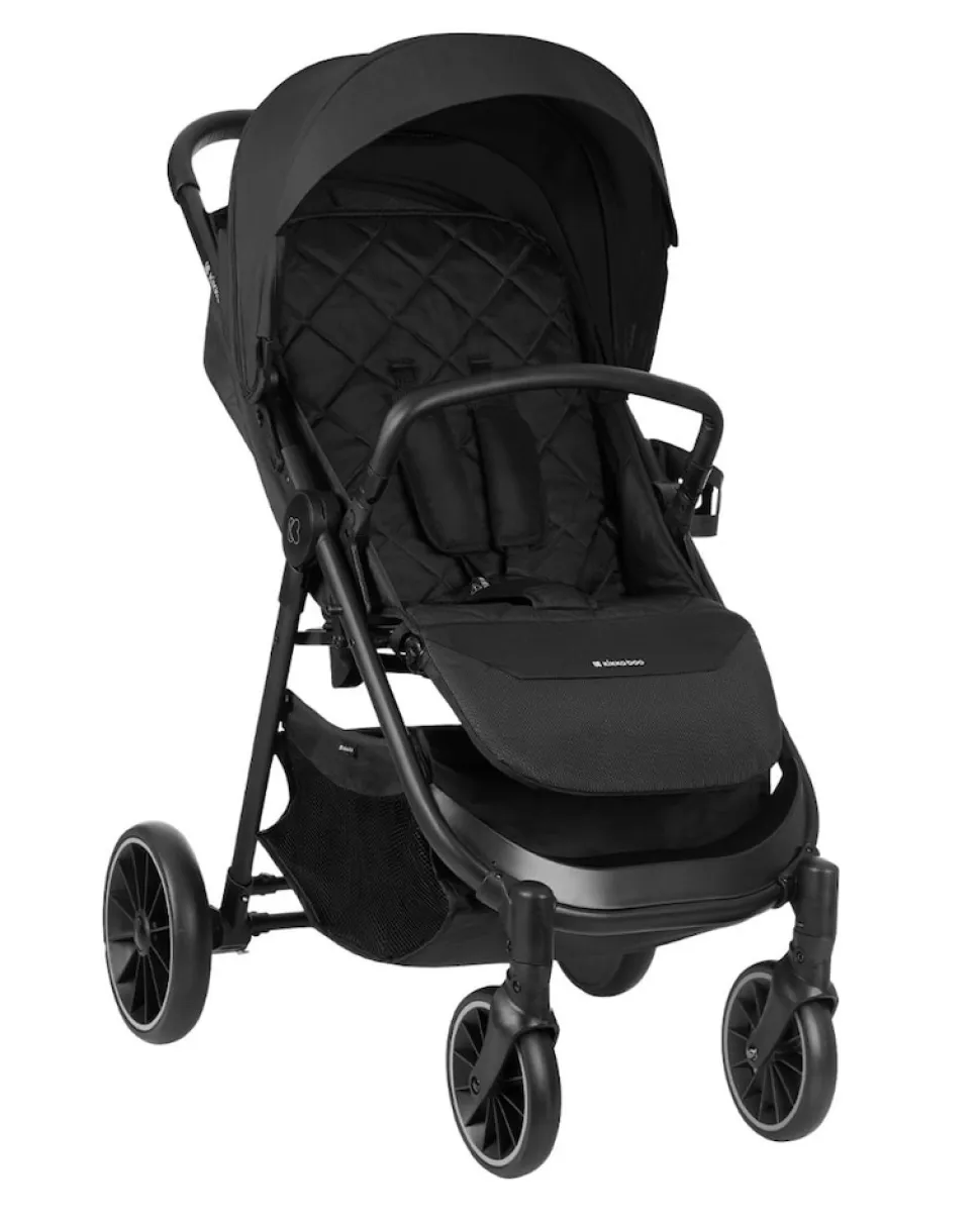 Kikkaboo Kinderwagen, Buggy Sarah faltbar verstellbar Getränkehalter bis 22 kg schwarz
