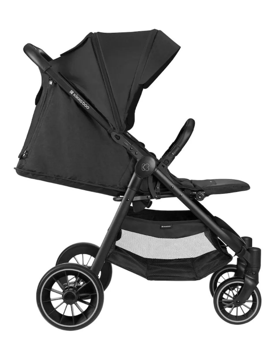 Kikkaboo Kinderwagen, Buggy Sarah faltbar verstellbar Getränkehalter bis 22 kg schwarz
