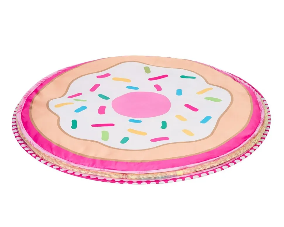 Kikka boo Spielbogen 30 Bälle Krabbeldecke Bällebad abnehmbare Spielzeuge rosa pink