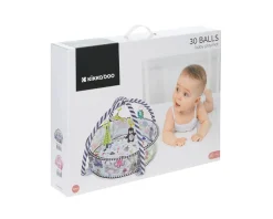 Kikka boo Spielbogen 30 Bälle Krabbeldecke Bällebad abnehmbare Spielzeuge rosa pink