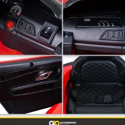Kinder-Elektroauto Audi R8 Spyder lizenziert, 60 Watt, LED-Scheinwerfer, Musik, Hupe, Fernbedienung, (Schwarz)