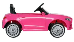 Kinder-Elektroauto Mercedes-Benz CLS 350 Coupé, lizenziert, 2 x 20 Watt Motoren, LED-Scheinwerfer (Pink)