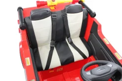 Kinder-Elektro-Feuerwehrauto LL911, 2-Sitzer, Sirene, Spritze, EVA-Reifen, 90 Watt, Fernbedienung