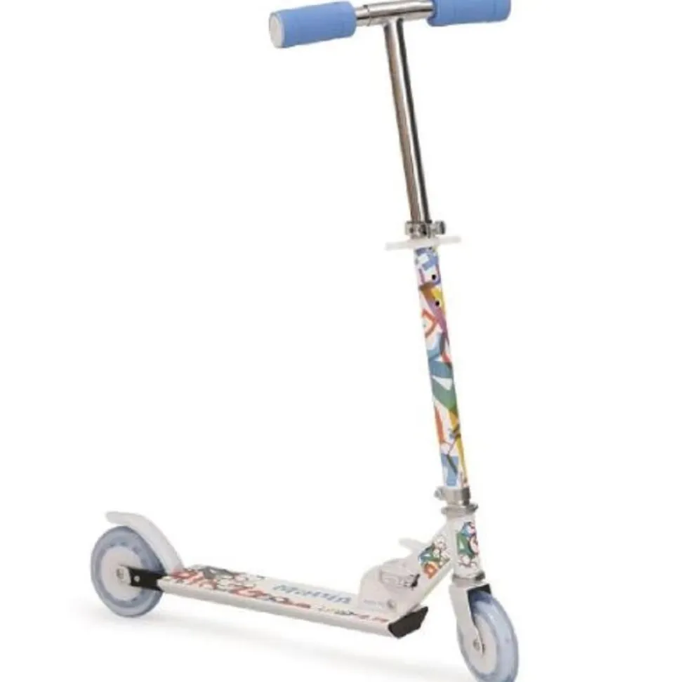 Kinderroller Magic, Scooter Höhe einstellbar, zusammenklappbar, PU-Räder 125 mm blau