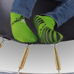 KINETIC SPORTS Trampolin Sicherheitsnetz für ULTIMATE PRO Gartentrampoline ø 244/305/366/427 cm - Mit Reißverschluss und Sicherheitsclips, UV beständig, Ersatznetz Fangnetz Schutznetz | für Ø 366 cm Trampolin