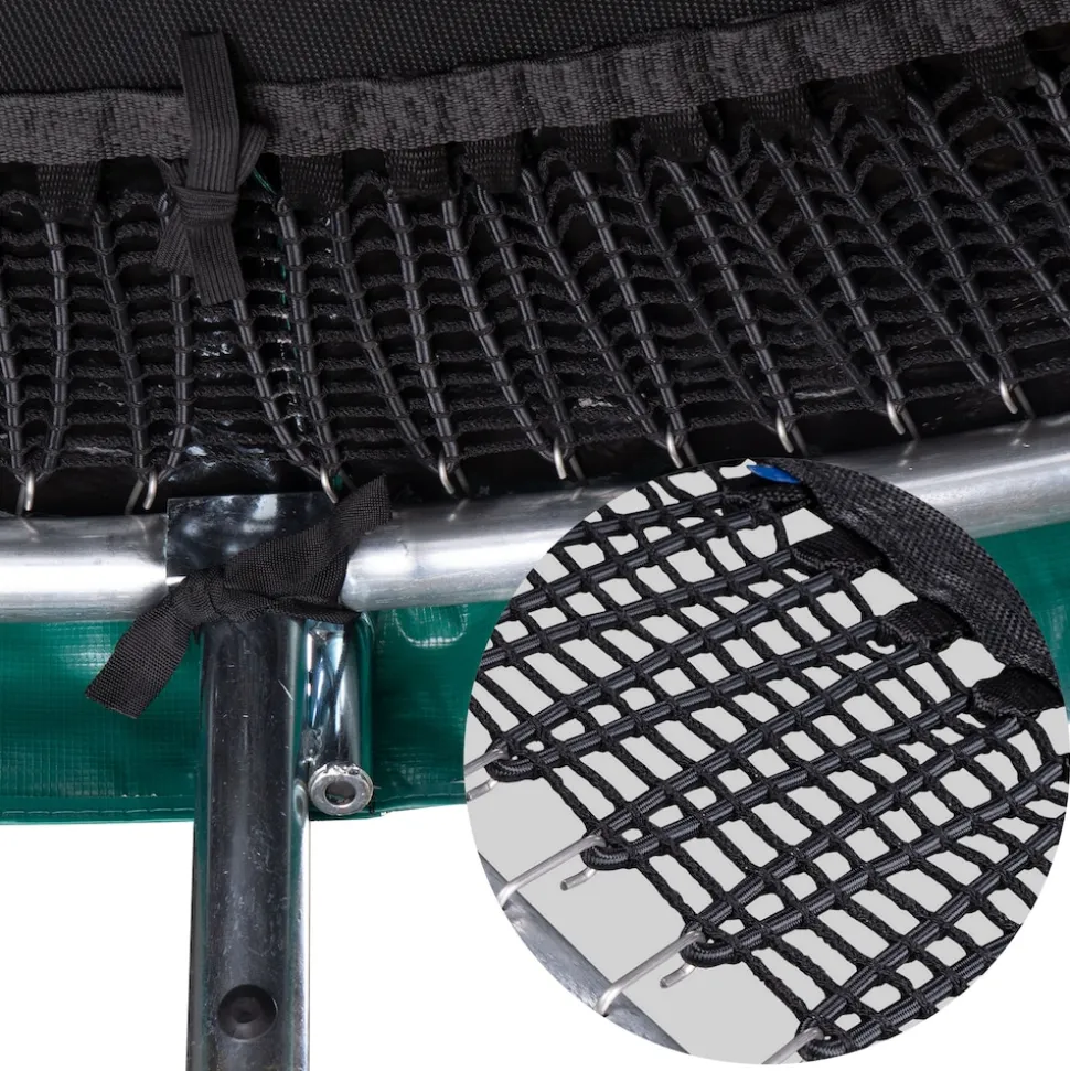 KINETIC SPORTS Trampolin Sprungtuch für 'Bungee Safety Elite' - Ersatz Sprungmatte Trampolinmatte, Wetterfest & UV Beständig | Ø 305 cm