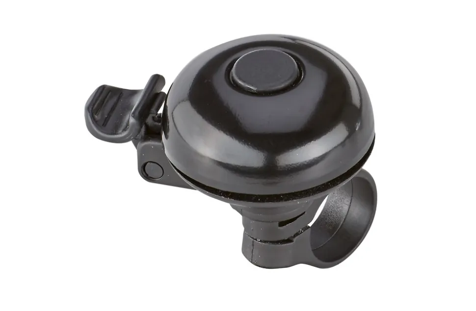 Klingel, Aluminium, schwarz