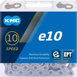 KMC E10 EPTFahrradkette 9 fach Fahrrad Kette 136 Glieder für Kettenschaltung mit Missing Link Kettenschloss