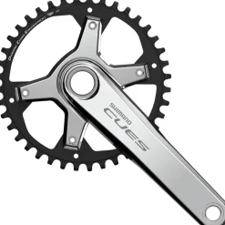 Kurbelgarnitur CUES FC-U6030-1 "Polished Silver Edition", 10/11-fach, 42T, 175 mm