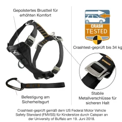 Kurgo Tru-Fit Autosicherheitsgeschirr für Hunde, Größe XS, Tintenblau