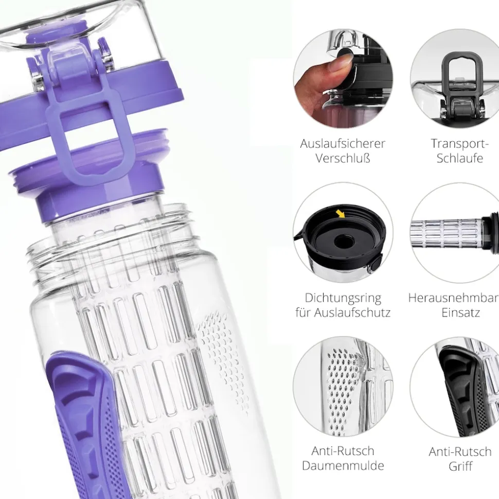 LA VAGUE Trinkflasche mit Einsatz VITALITY