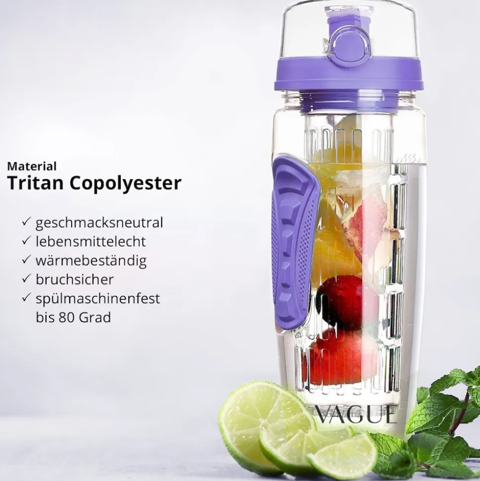 LA VAGUE Trinkflasche mit Einsatz VITALITY