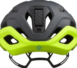 LAZER Fahrradhelm Strada KinetiCore, Matte Dark Grey Flash Yellow