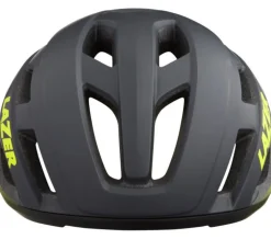 LAZER Fahrradhelm Strada KinetiCore, Matte Dark Grey Flash Yellow