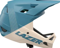 LAZER Full Face - Fahrradhelm Chase KinetiCore, beige-blau