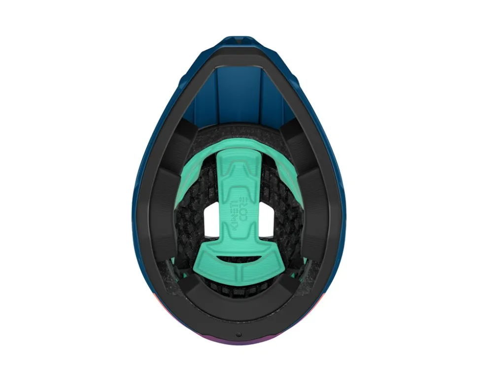 LAZER Full Face Helm Cage KinetiCore, blau-orange