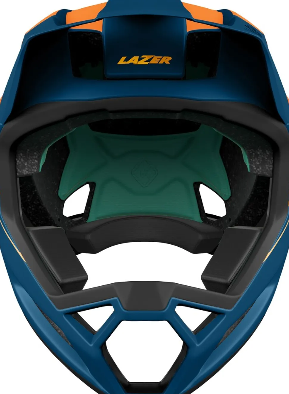 LAZER Full Face Helm Cage KinetiCore, blau-orange
