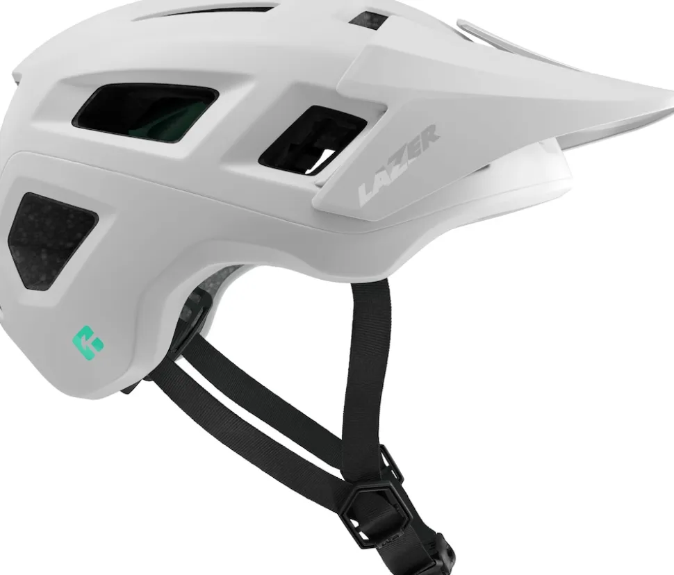LAZER MTB-Helm Coyote KinetiCore, Matte Full White