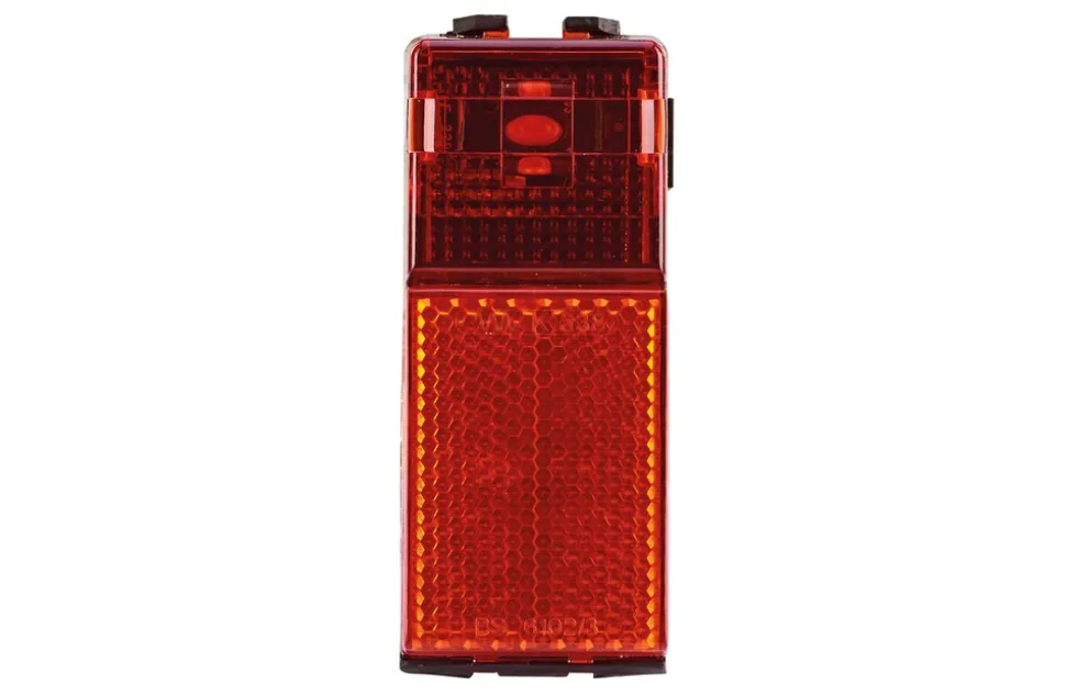 LED-Rücklicht, für Naben- und Seitendynamo, für 2-adrigen Anschluss, Montageweite: 50 - 80 mm