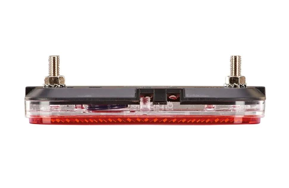 LED-Rücklicht mit Bremslichtfunktion und Standlicht, Montageweite: 80 mm