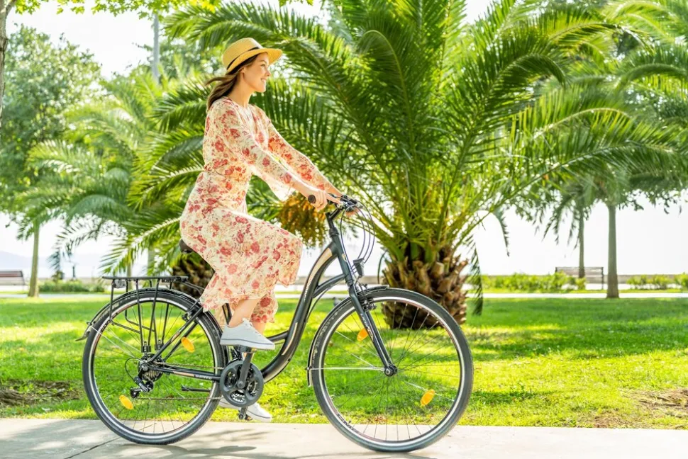 Licorne Bike Stella Premium City Bike 20,24,26 und 28 Zoll Fahrrad für Mädchen Herren und Damen 21 Gang (6 Gang bei 20 Zoll) Holland Citybike Zoll:26;Farbe:Beige