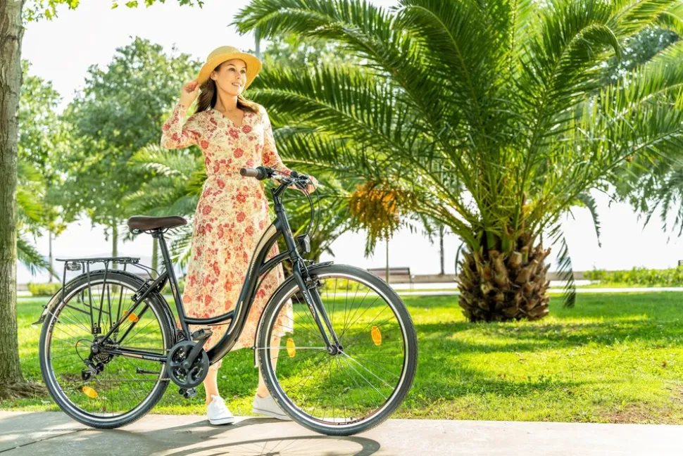 Licorne Bike Stella Premium City Bike 20,24,26 und 28 Zoll Fahrrad für Mädchen Herren und Damen 21 Gang (6 Gang bei 20 Zoll) Holland Citybike Zoll:26;Farbe:Beige