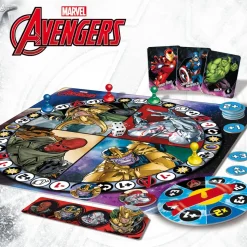 Lisciani 100910 - Brettspiel - Marvel Avengers Unite Game Thanos Revenge mehrsprachig