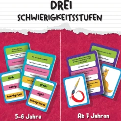 Lisciani DE48892 - Das Englisch Quiz Lernspiel Grundschule Vokabeln lernen Sprachspiel English