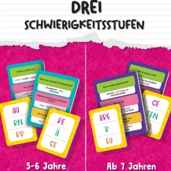 Lisciani DE66650 - Das Wortzschatz-Quiz lesen schreiben Deutsch lernen Schule Lernspiel Grundschule