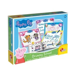 Lisciani 92215 - Peppa Wutz Zeichenschule Malset Schreibtafeln zeichnen malen kreativ Zeichenset Pig