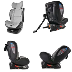 Lorelli i-Size Kindersitz Nebula (40-150cm) Isofix, 360° drehbar, verstellbar hellgrün
