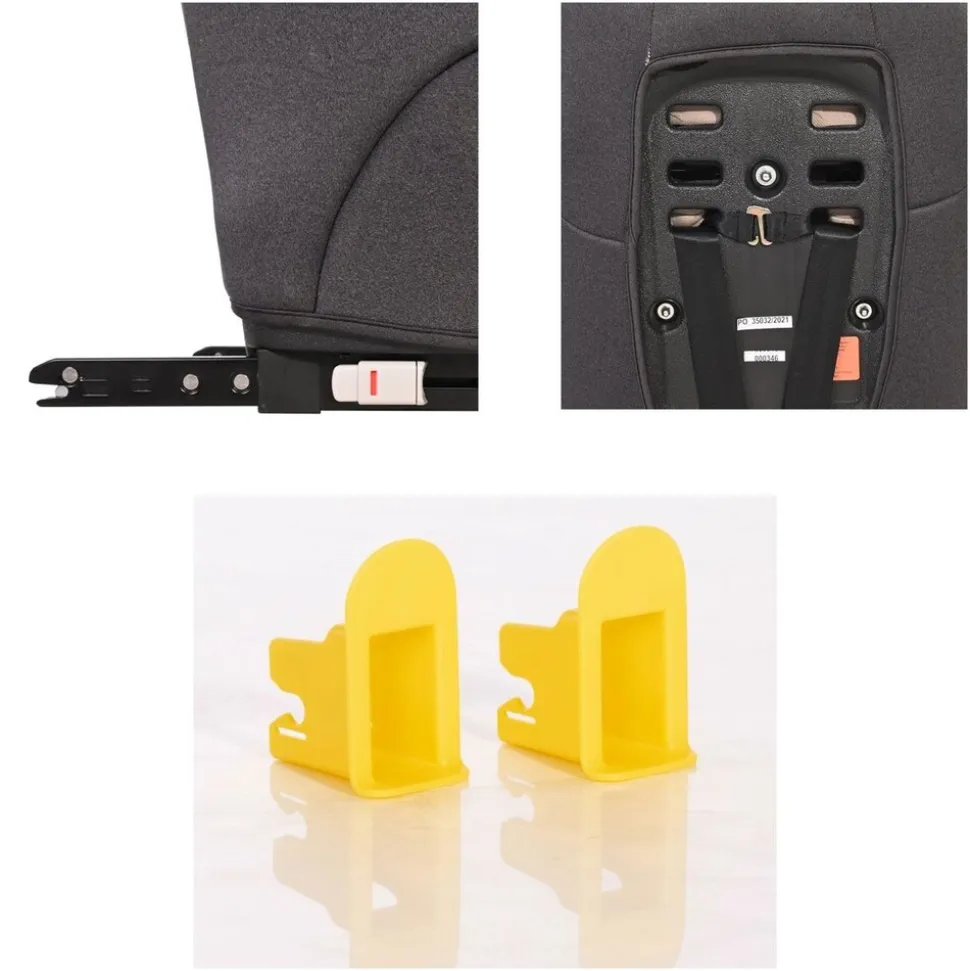 Lorelli Kindersitz Andromeda i-Size (76-150 cm) Isofix, Top Tether, verstellbar schwarz
