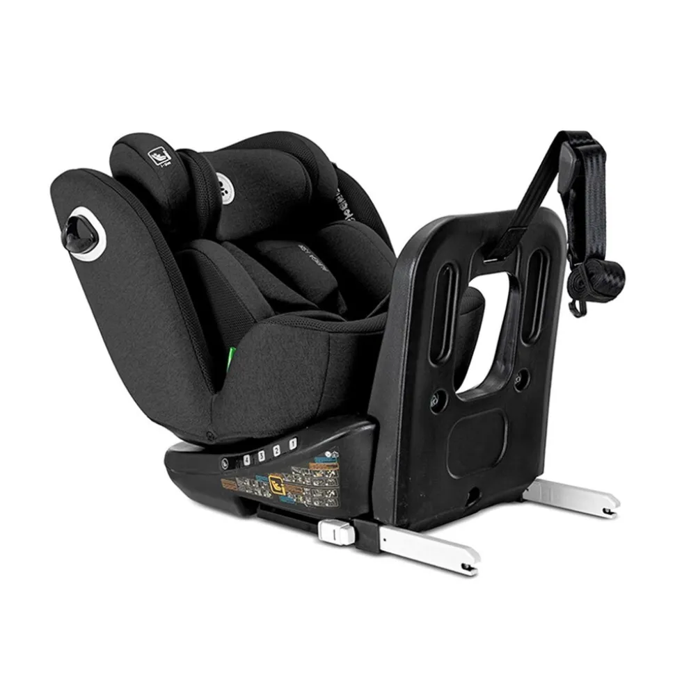 Lorelli Kindersitz Auriga 40 - 150 cm Isofix Anti-Rebound-Stange SPS Rückenlehne schwarz
