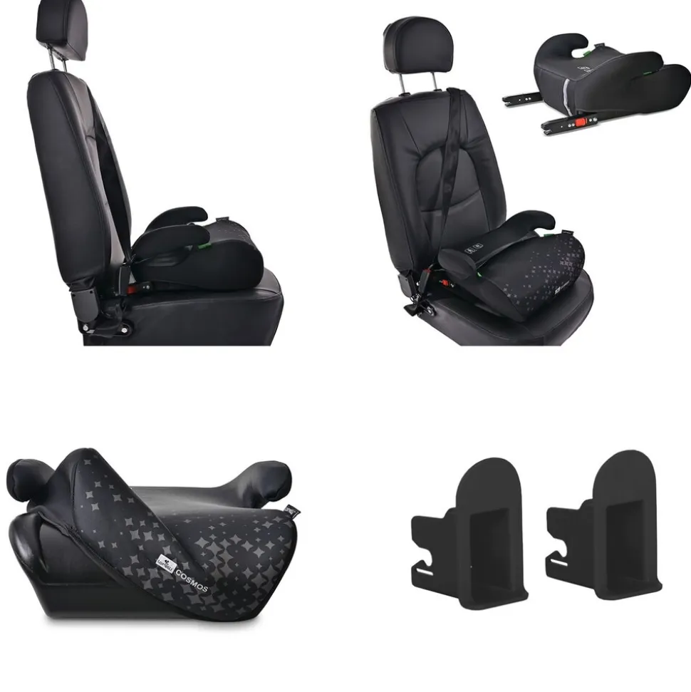 Lorelli Kindersitz Cosmos i-Size (125-150cm) Isofix, Bezug abnehmbar, Armlehne grün