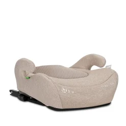Lorelli Kindersitzerhöhung Pyxis Isofix 125-150 cm Rückenlehne abnehmbar EPS beige