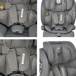 Lorelli Kindersitz i-Size Adventure (76-150 cm) Kopfstütze verstellbar bis 36 kg braun