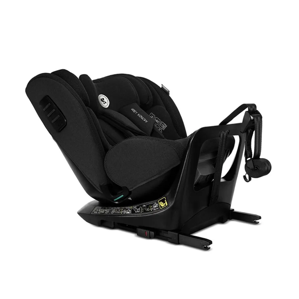 Lorelli Kindersitz Monza i-Size (40-150cm) Isofix, Anti-Rebound-Bügel, drehbar schwarz
