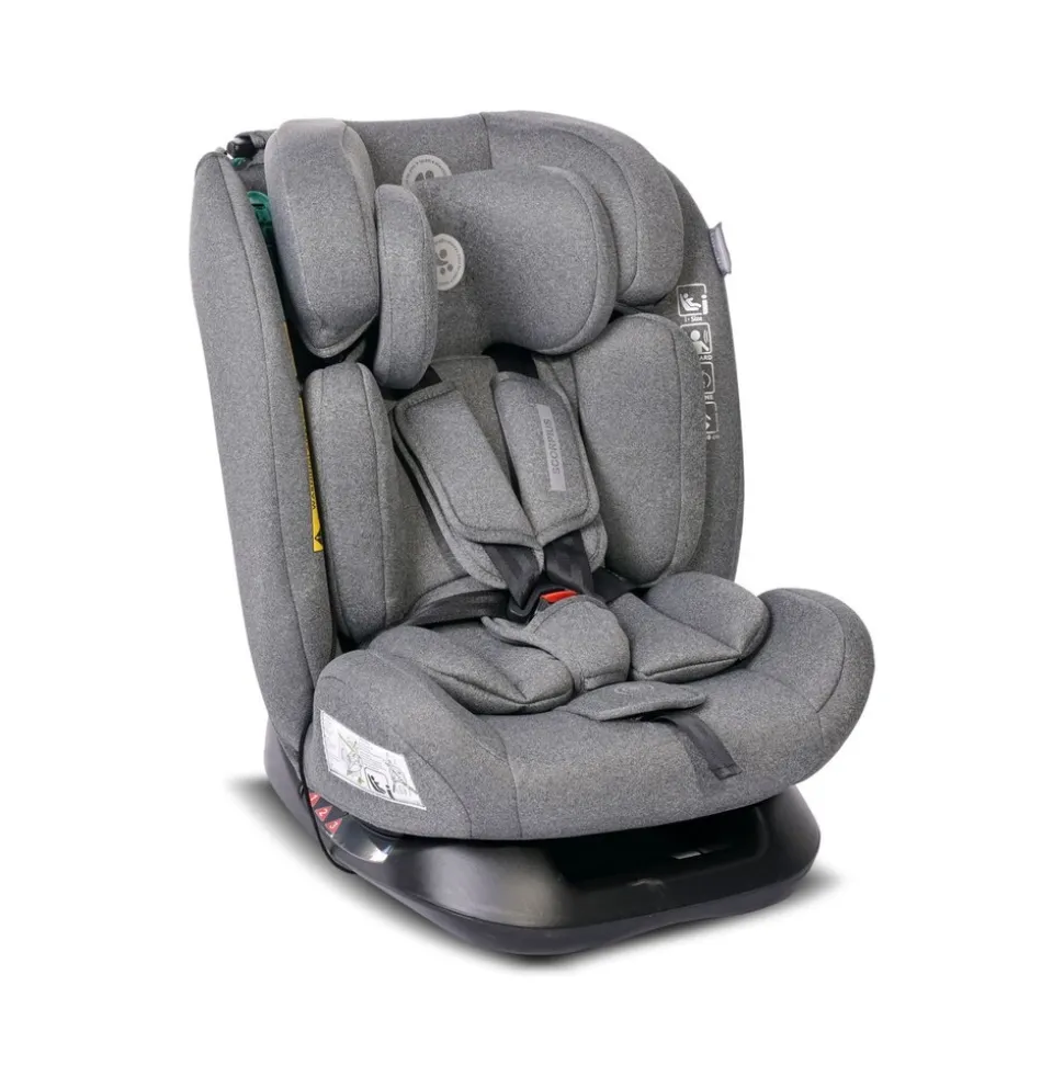Lorelli Kindersitz Scorpius i-Size (40-150cm) verstellbar 5-Punkt-Gurt bis 36 kg grau
