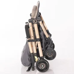 Lorelli Kinderwagen Myla Aluminiumrahmen Korb Fußsack klappbar mit Zusatzgriff gelb