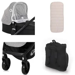 Lorelli Kombikinderwagen 2 in 1 Patrizia, Babywanne, Sportsitz, Sitz umkehrbar blau