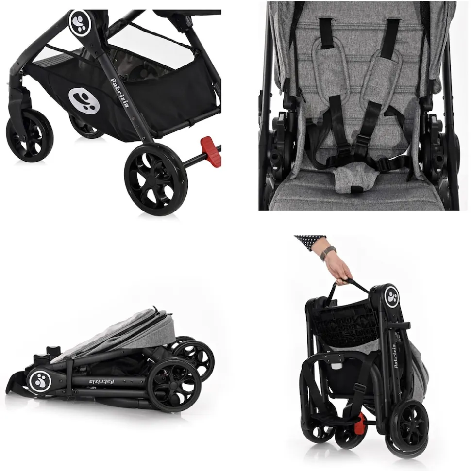 Lorelli Kombikinderwagen 2 in 1 Patrizia, Babywanne, Sportsitz, Sitz umkehrbar blau
