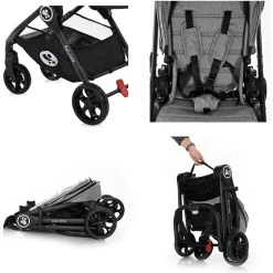 Lorelli Kombikinderwagen 2 in 1 Patrizia, Babywanne, Sportsitz, Sitz umkehrbar blau