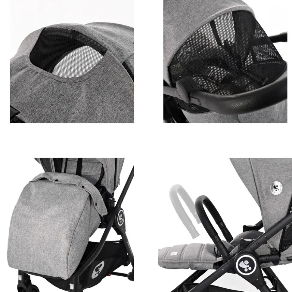 Lorelli Kombikinderwagen 2 in 1 Patrizia, Babywanne, Sportsitz, Sitz umkehrbar blau