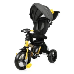 Lorelli Tricycle Enduro 4 in 1 klappbar, Sitz drehbar, verstellbar, Licht gelb
