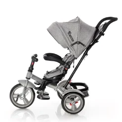 Lorelli Tricycle Neo 4 in 1 EVA-Reifen, Schiebestange, Sitz drehbar, verstellbar dunkelgrau